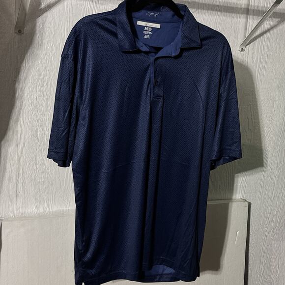 Golf Shirts Lot of 3 Extra Large Heat Gear Green Blue Stripe 2 Greg Norman - Picture 6 of 16